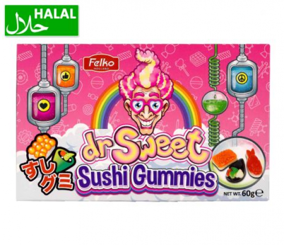 Dr. Sour Sushi Gummies - 60g